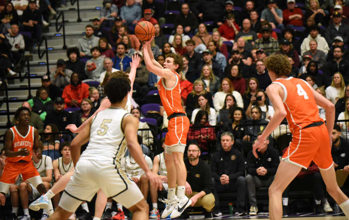 Beaverton Southridge 6A Oregon boys basketball quarterfinal 2024 Taylor Balkom 05